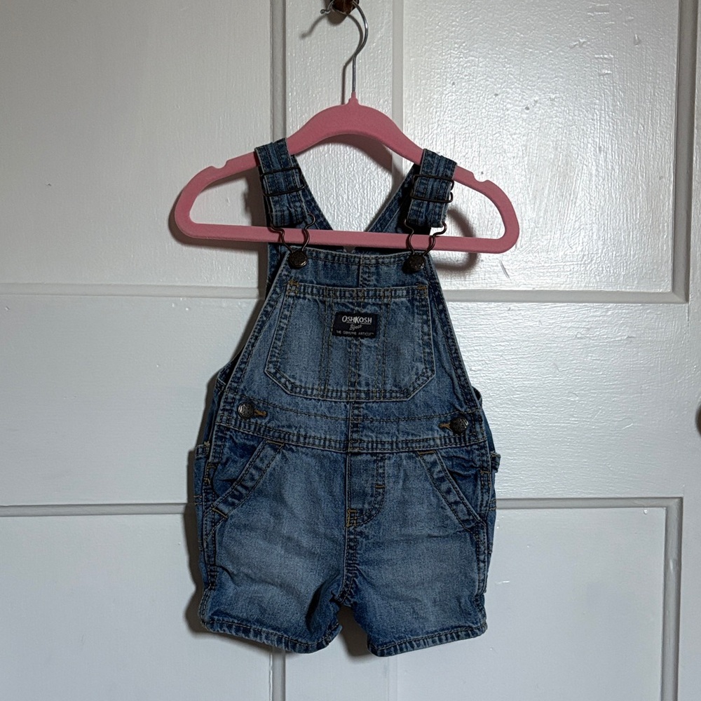 OshKosh B'gosh denim short-alls